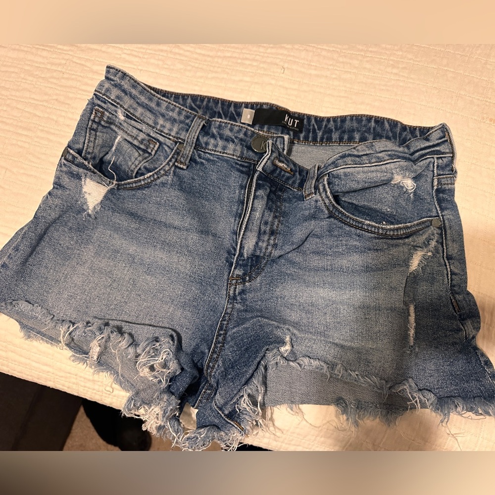 Kut from the Kloth Women's Blue Denim Shorts